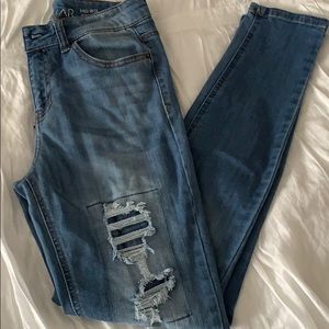 vanilla star mid rise skinny jeans
